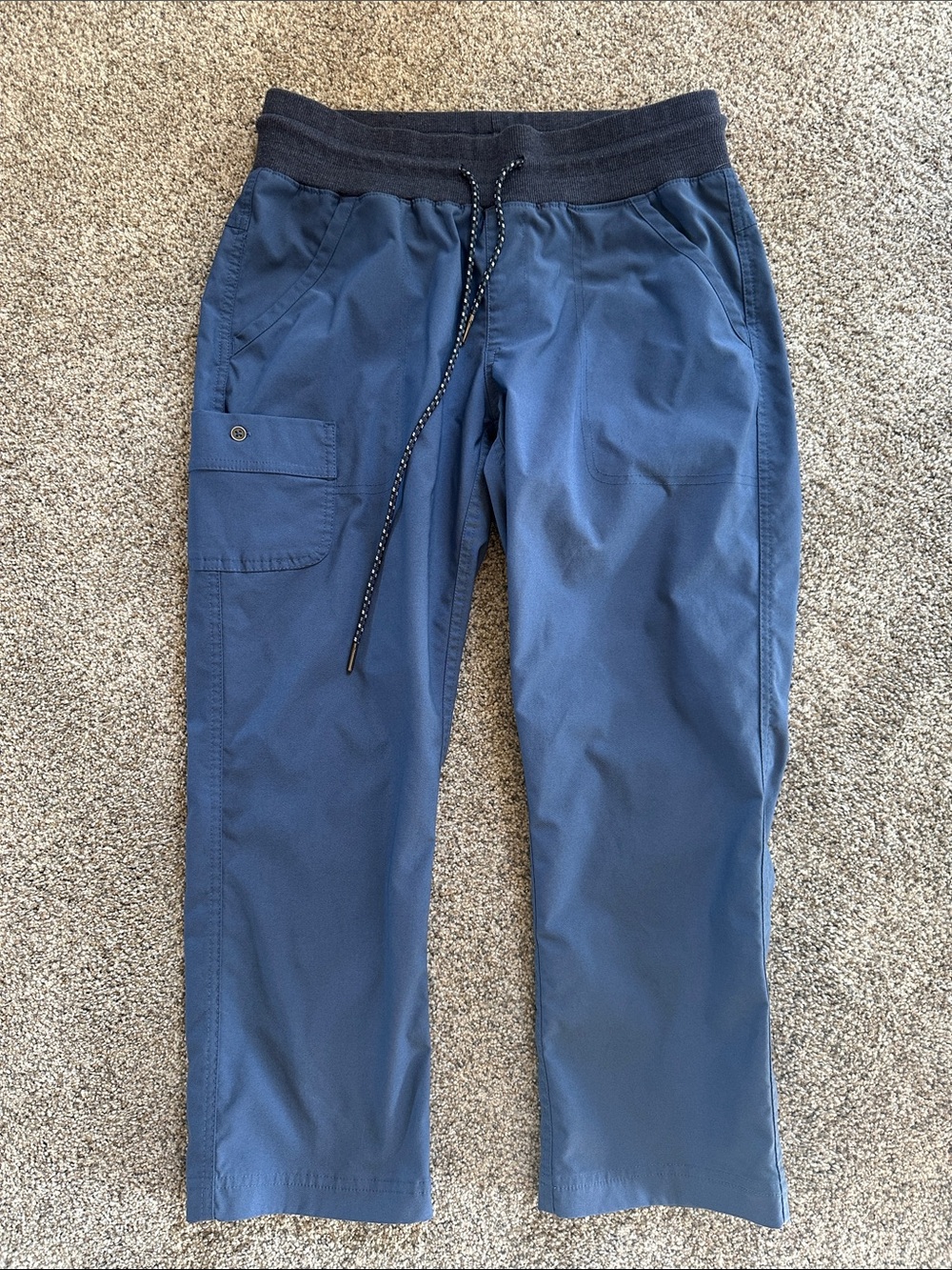 Columbia Navy Drawstring Cargo Joggers